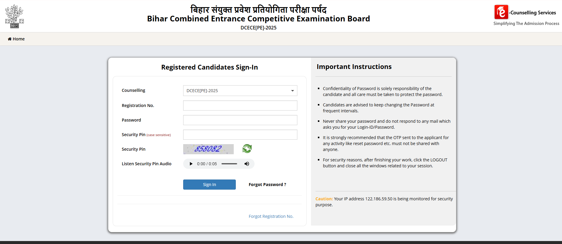 Bihar DCECE 2025 Mop-Up Counselling Begins, Direct Link Here